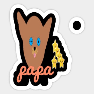 Papa Sticker